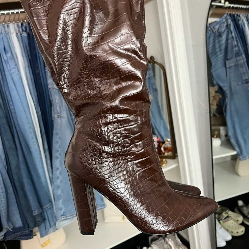 Brown boots